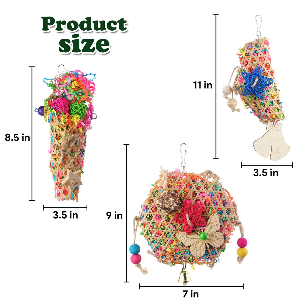 Matutinus colorful paper elements stimulate foraging curiosity