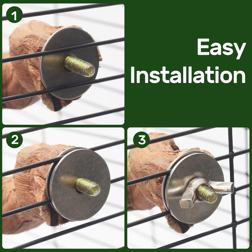 Matutinus natural habitat grape wood provides authentic texture for birds