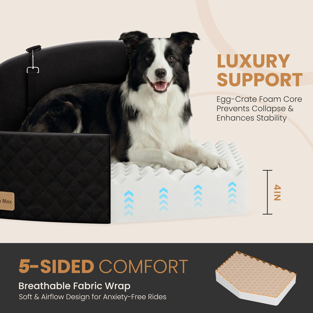 Mavora Max washable cover removed for easy cleaning after trips.