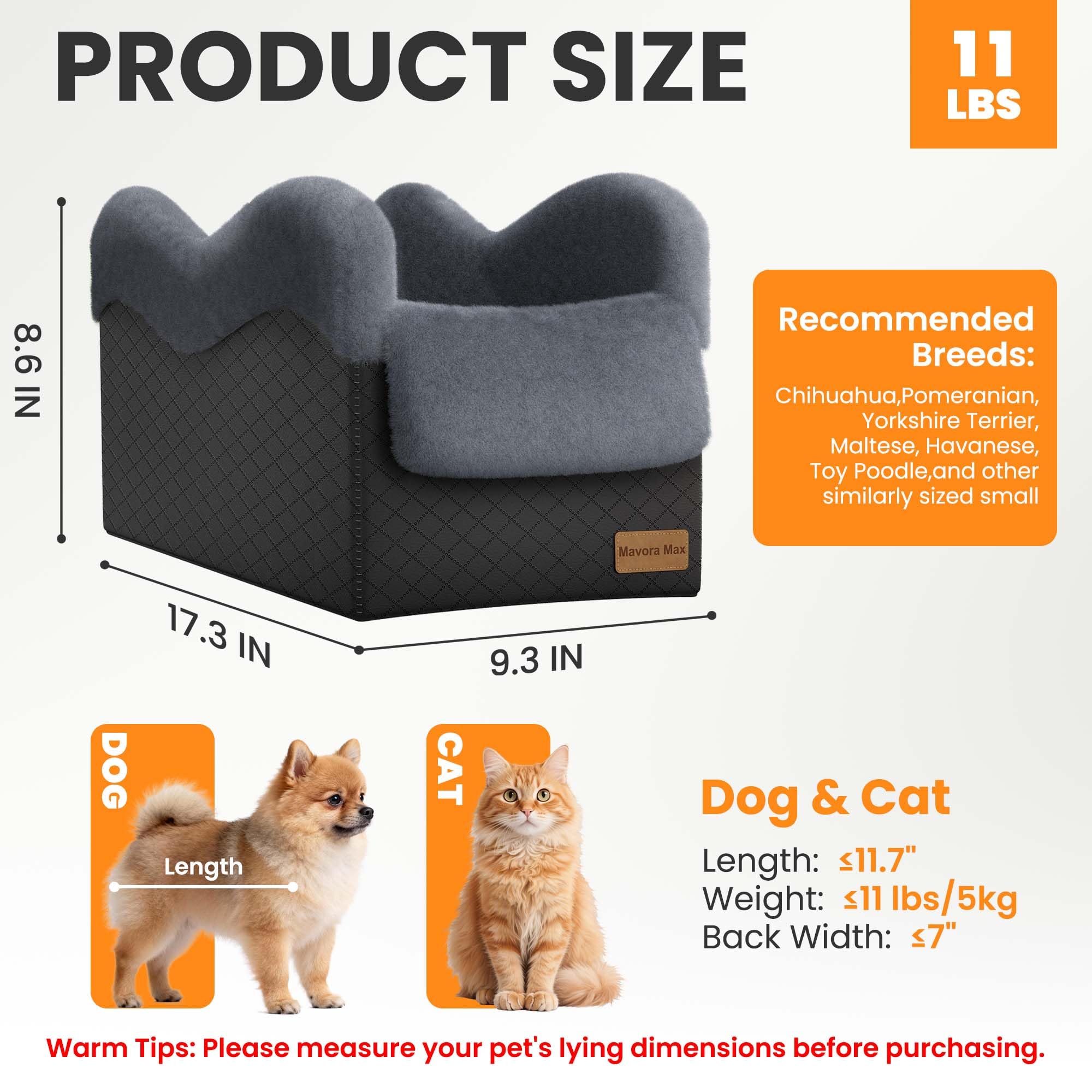 Mavora Max plush fabric close-up shows soft faux fur comfort.
