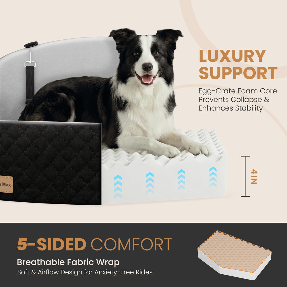 Mavora Max removable washable cover keeps the seat clean