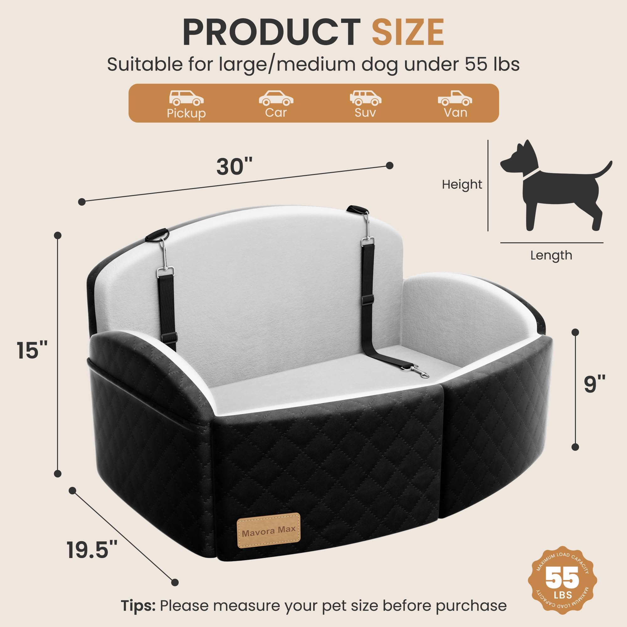 Mavora Max two dogs fit showcases versatile carrying space
