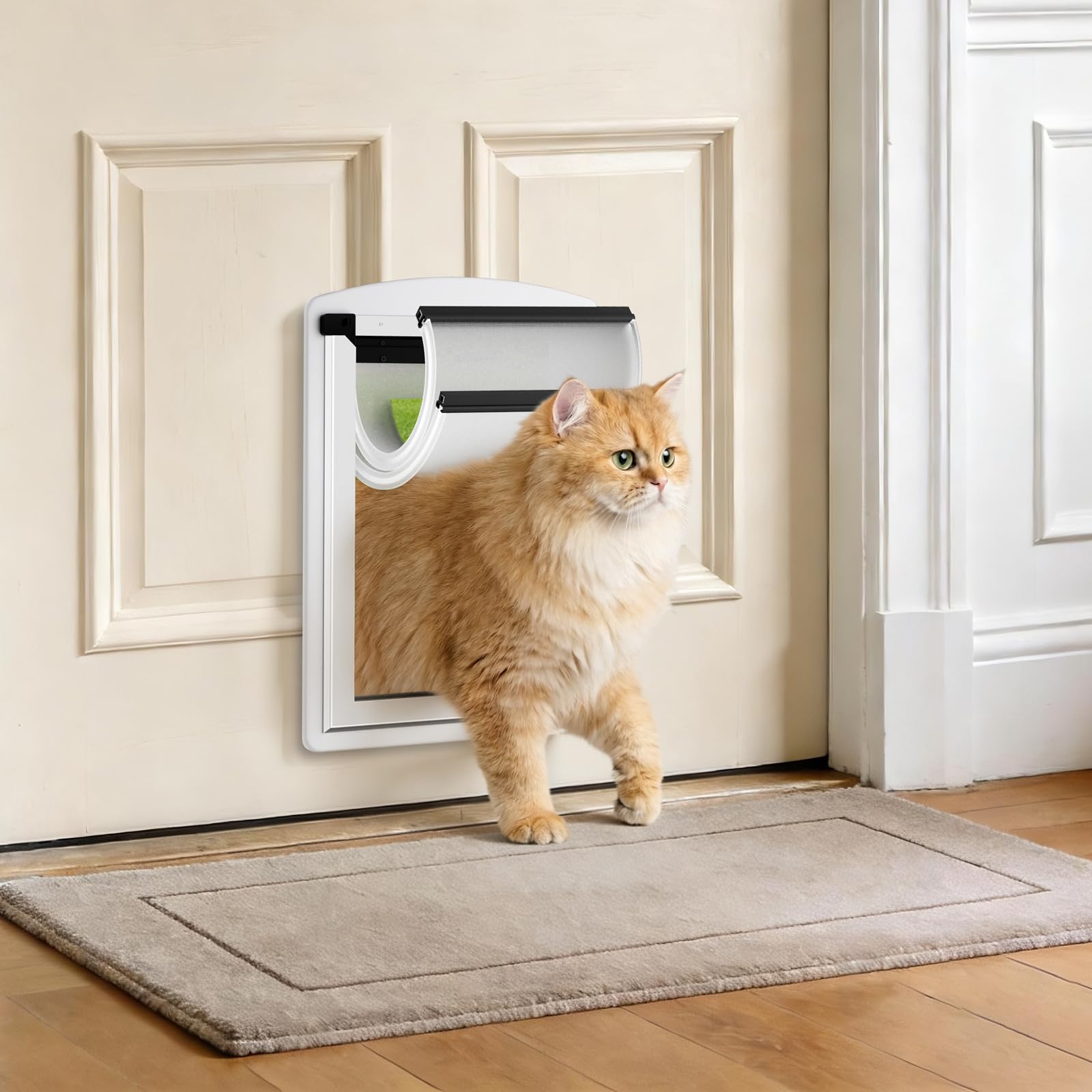 MAVRICFLEX double soft flaps close smoothly to reduce drafts