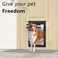MAVRICPOWER flap opening providing ample space for large dog paws.
