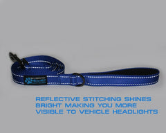Max and Neo reflective stitching for nighttime visibility during strolls.