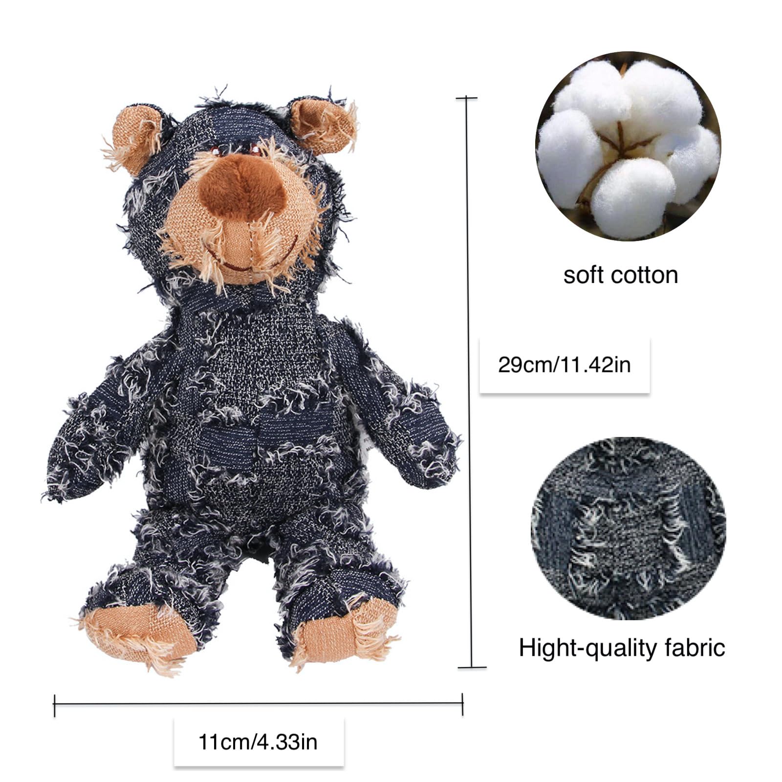 MAXBECK Interactive bear toy keeps heavy chewers mentally engaged during play.