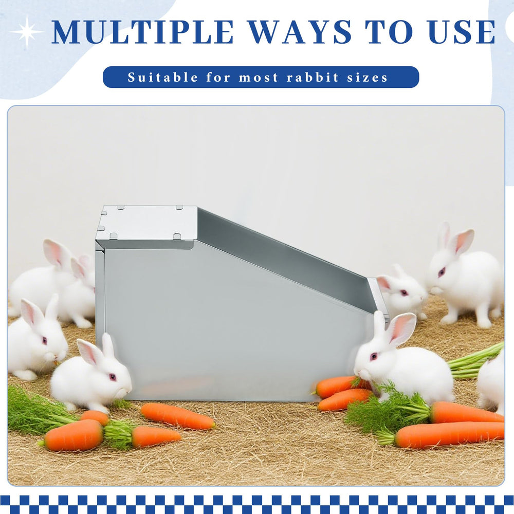 Maxcheck rabbit nesting box durable metal frame for reliable use