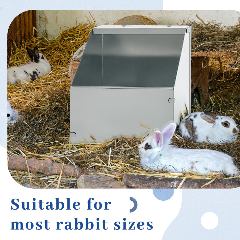 Maxcheck rabbit nesting box indoor outdoor use supports versatile placement