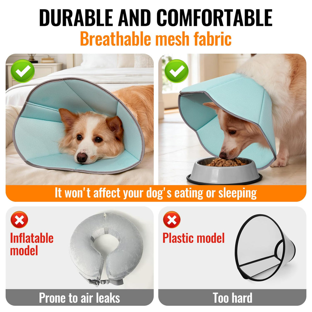 MAXFUT cone collar with adjustable drawstring for secure neck.