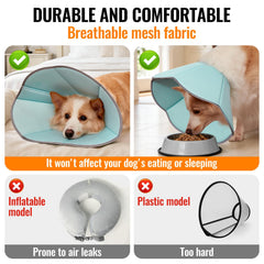 MAXFUT dog cone collar XXL adjustable drawstring feature close-up
