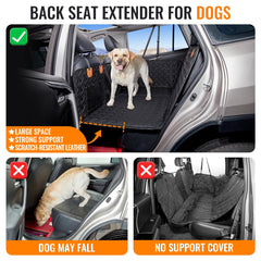 MAXFUT dog hammock protecting seats and doors from scratches