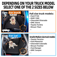 MAXFUT dog hammock for truck adds a safe, comfortable travel space.