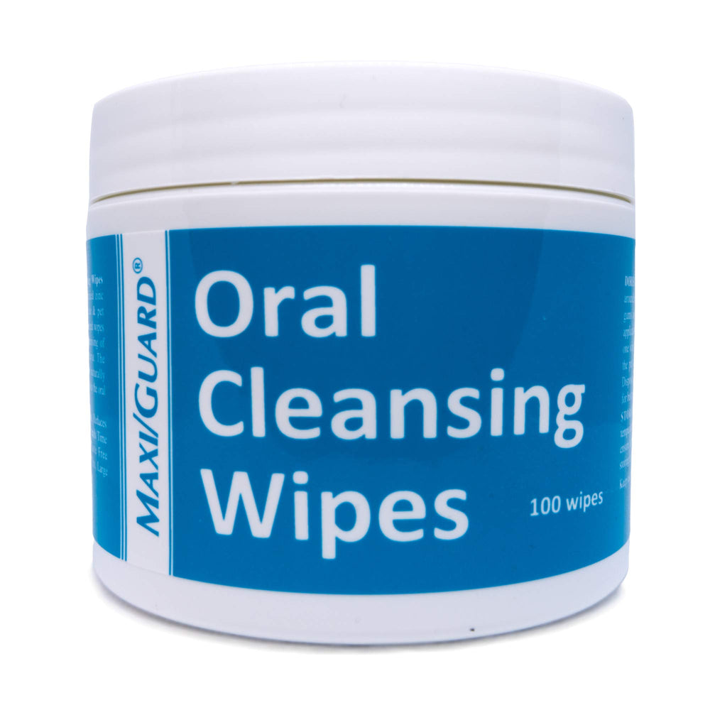 MAXI/GUARD Maxi-Guard Oral Wipes 100ct for quick pet oral care and fresh breath.