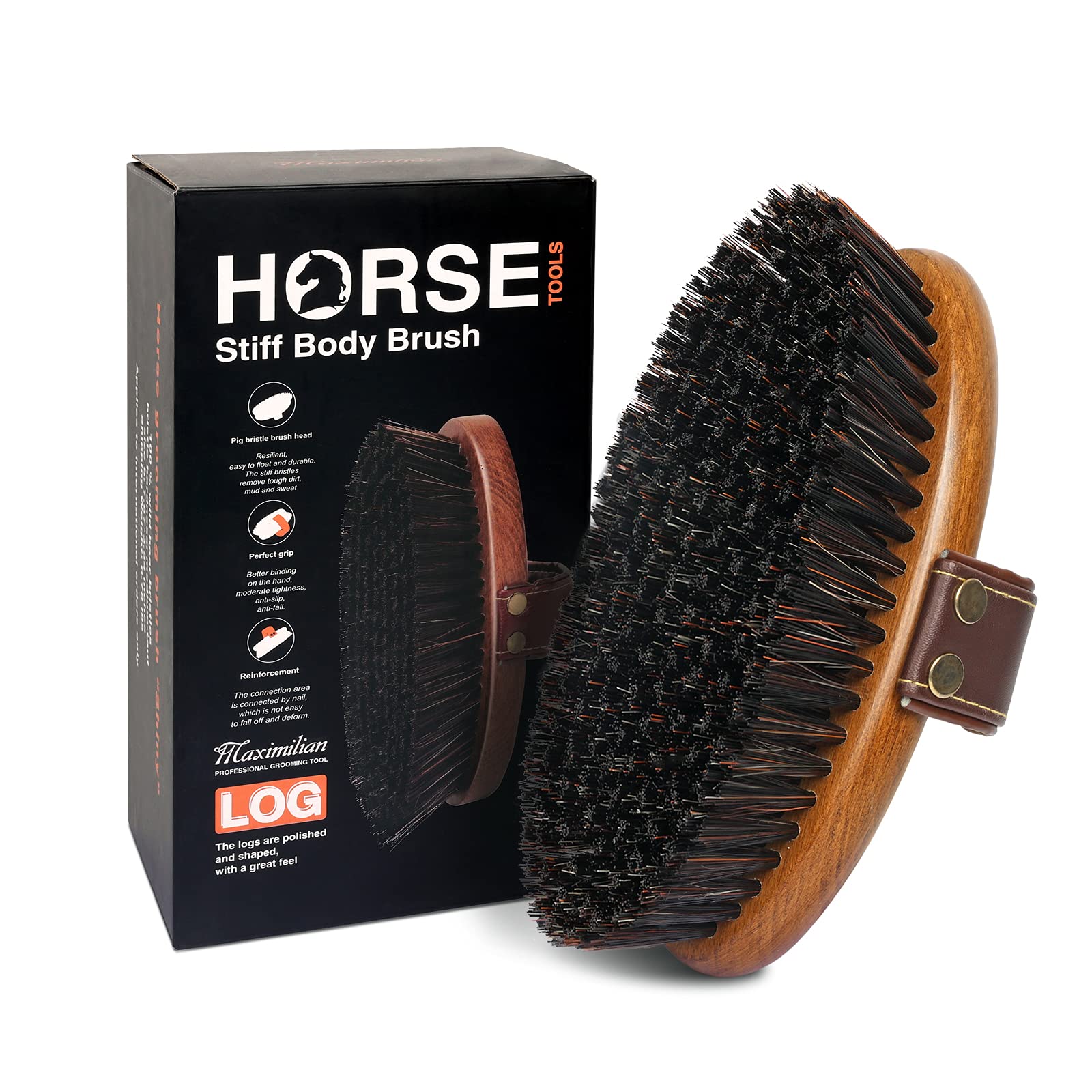 MAXIMILIAN Gentle Brush cleans the coat with a soothing massage.