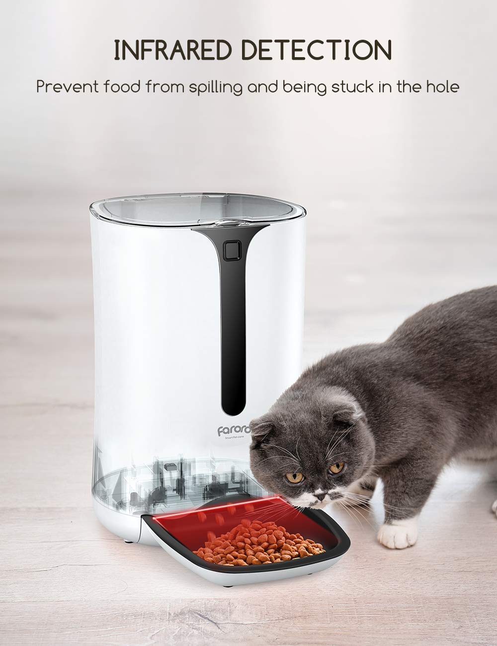 MAXKU removable food container facilitates refilling and cleaning