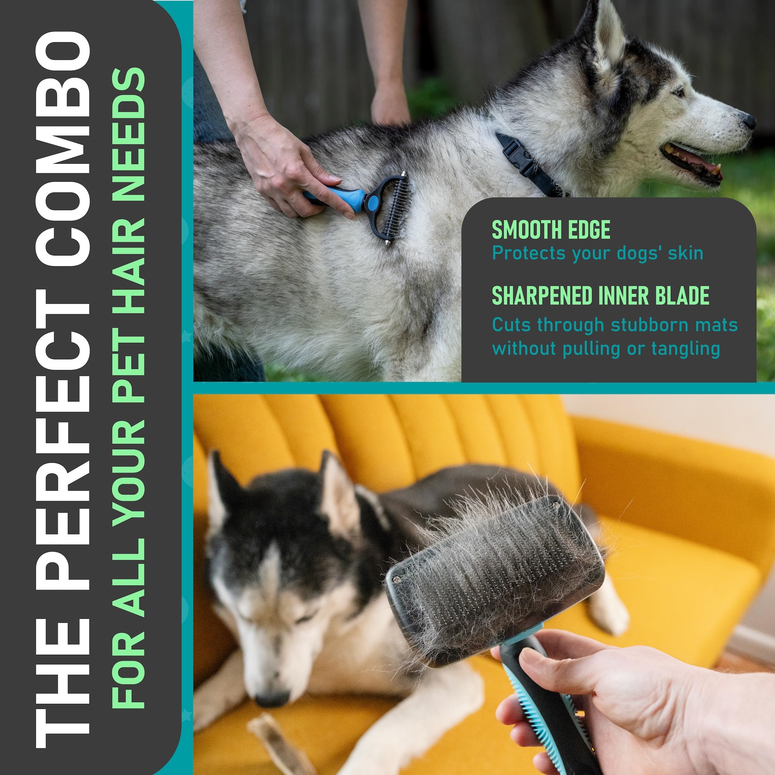 Maxpower Planet coat glide reduces pulling during brushing