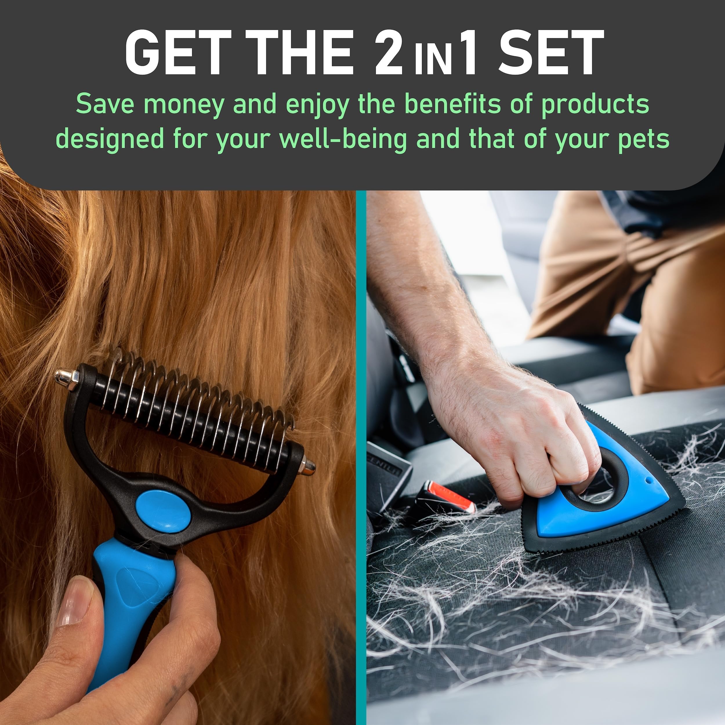 Maxpower Planet fur removal on furniture shows quick clean-up.