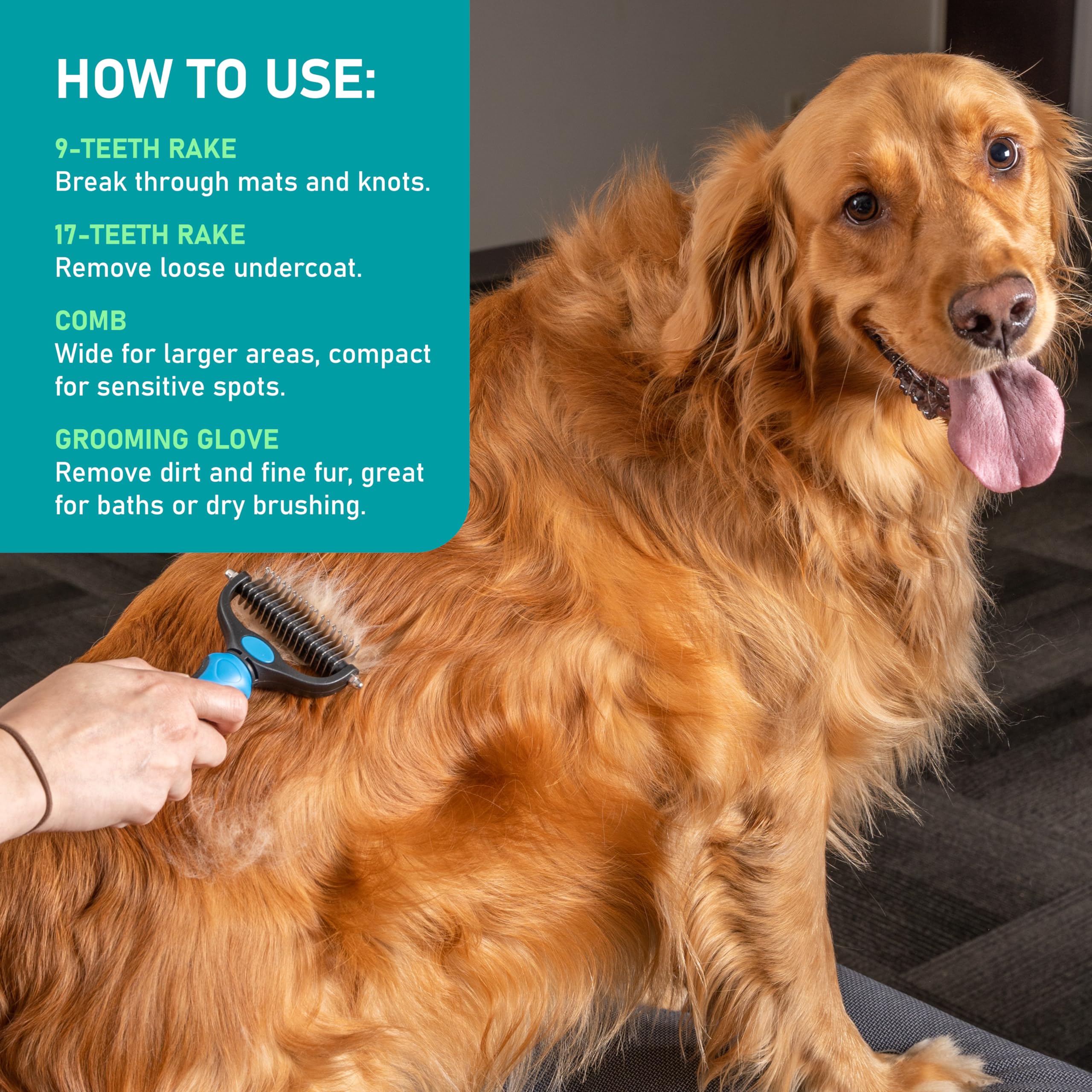 Maxpower Planet grooming brush with lightweight non-slip handle for comfortable sessions