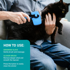 Maxpower Planet lightweight non-slip handle keeps grooming comfortable and controlled.