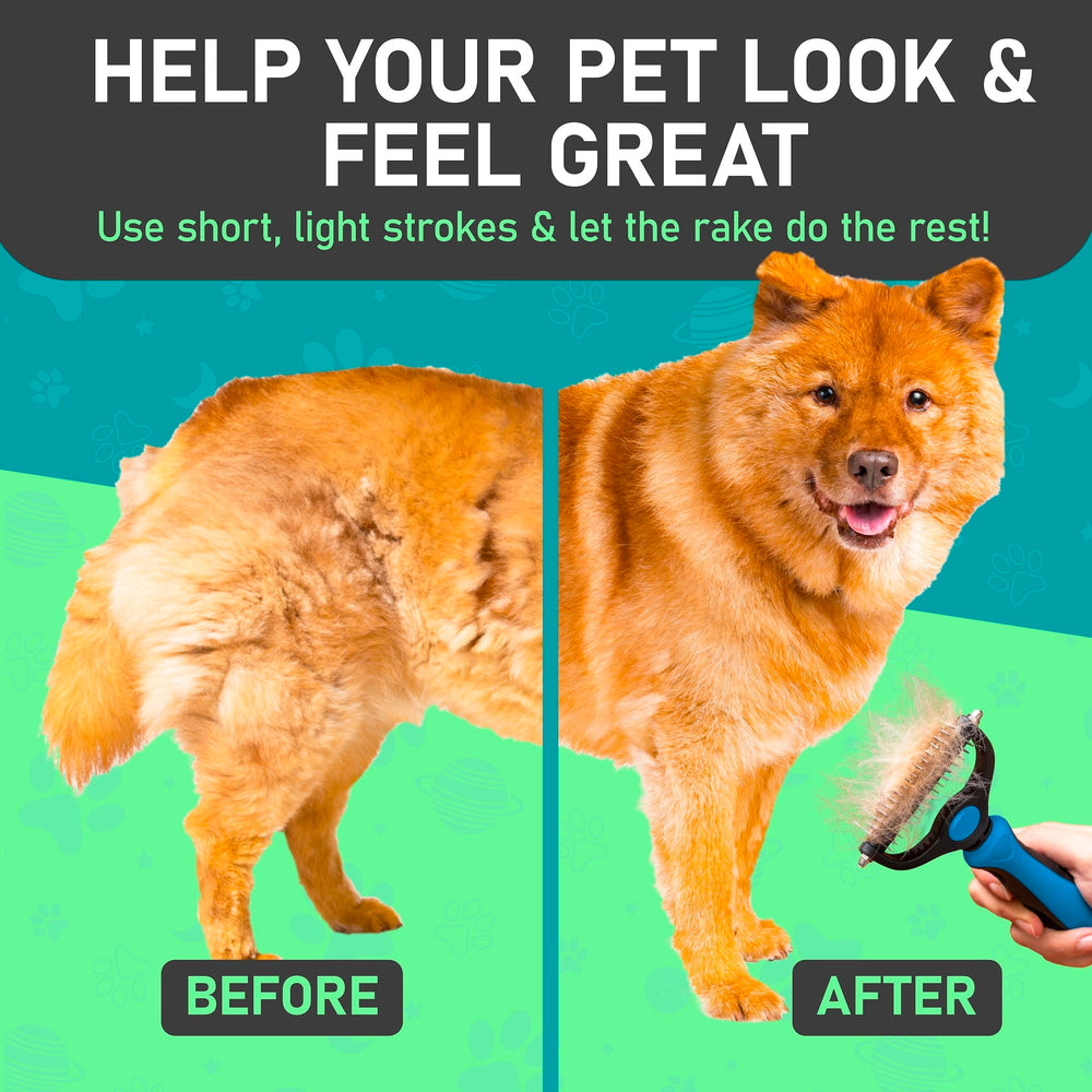 Maxpower Planet undercoat removal captures loose fur effectively