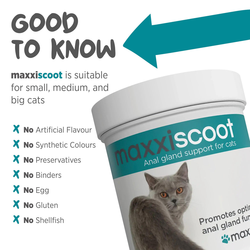Maxxiscoot natural formula without artificial flavors or colors.