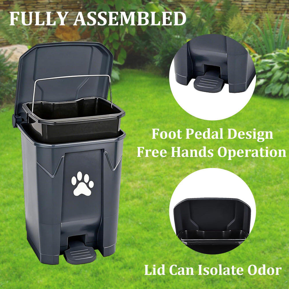 Mayayaday foot-pedal design enables hands-free lid operation.