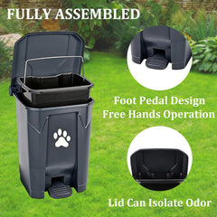 Mayayaday foot-pedal design enables hands-free lid operation.