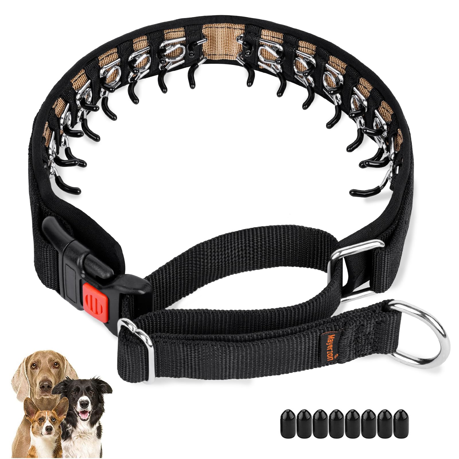 Mayerzon dog collar with hidden design for a seamless daily wear and walks