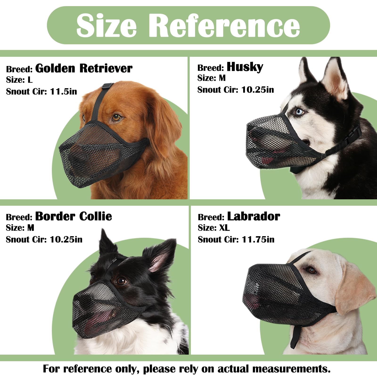 Mayerzon dog muzzle suitable for daily activities like walks and grooming.