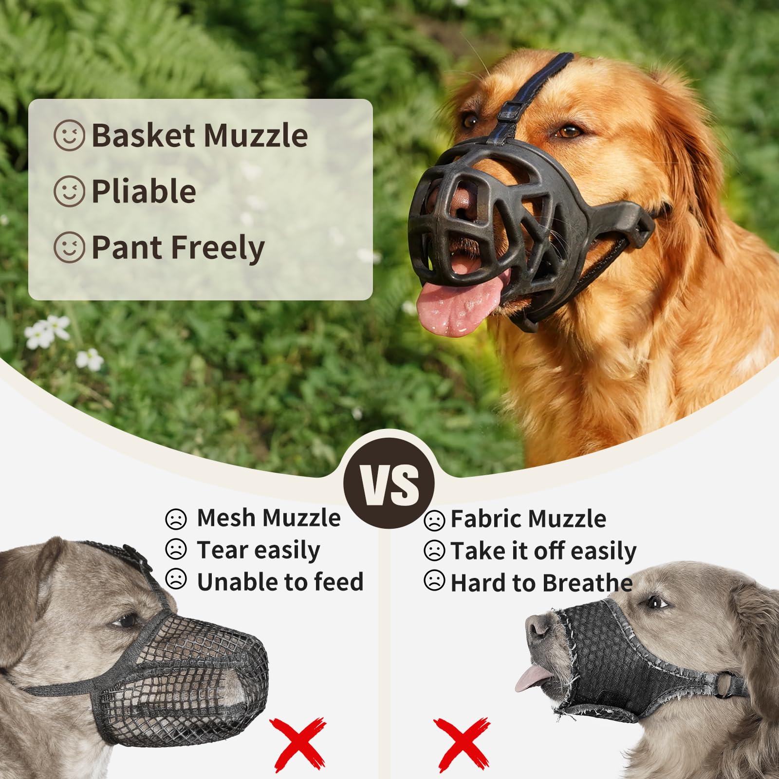 Mayerzon XL muzzle suitable for Doberman and German Shepherd.