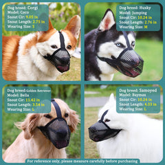 Mayerzon dog muzzle foldable and packable for easy transport.
