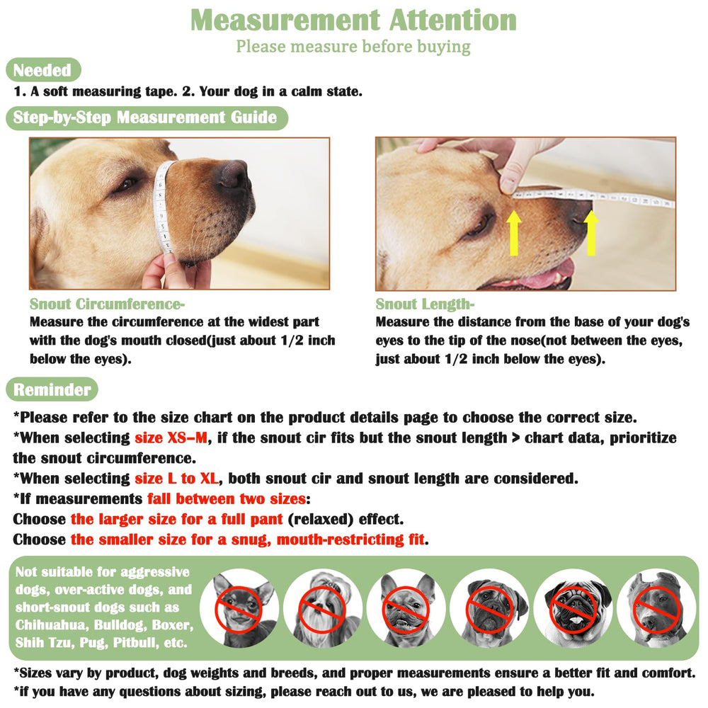 Mayerzon dog muzzle features quick-release buckle for easy on-and-off.