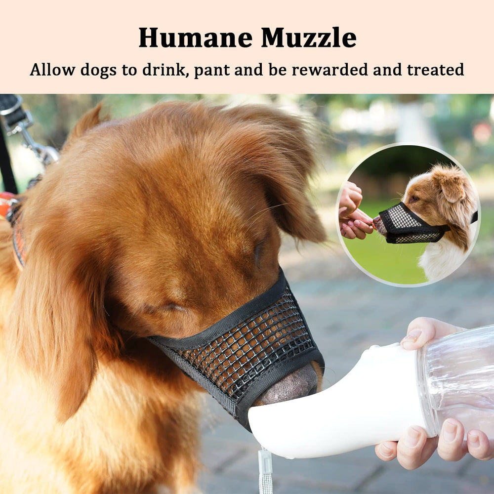 Mayerzon dog muzzle supports anxious walks with safe handling.