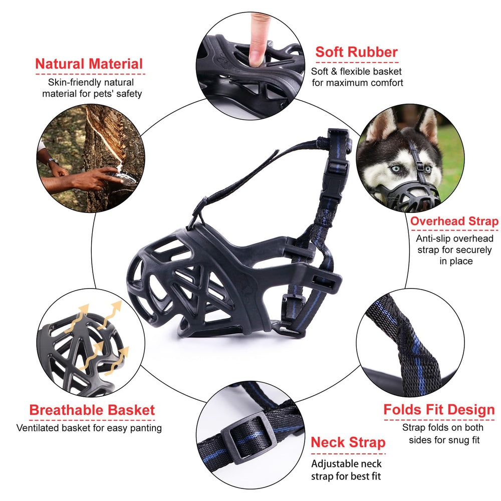 Mayerzon safe fit design reduces biting during training sessions.