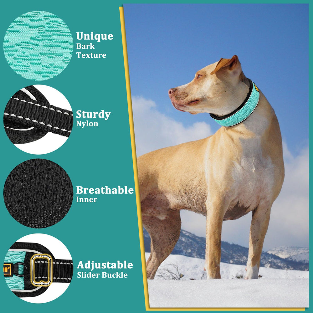 Adjustable slider buckle enabling precise fit for growing dogs.