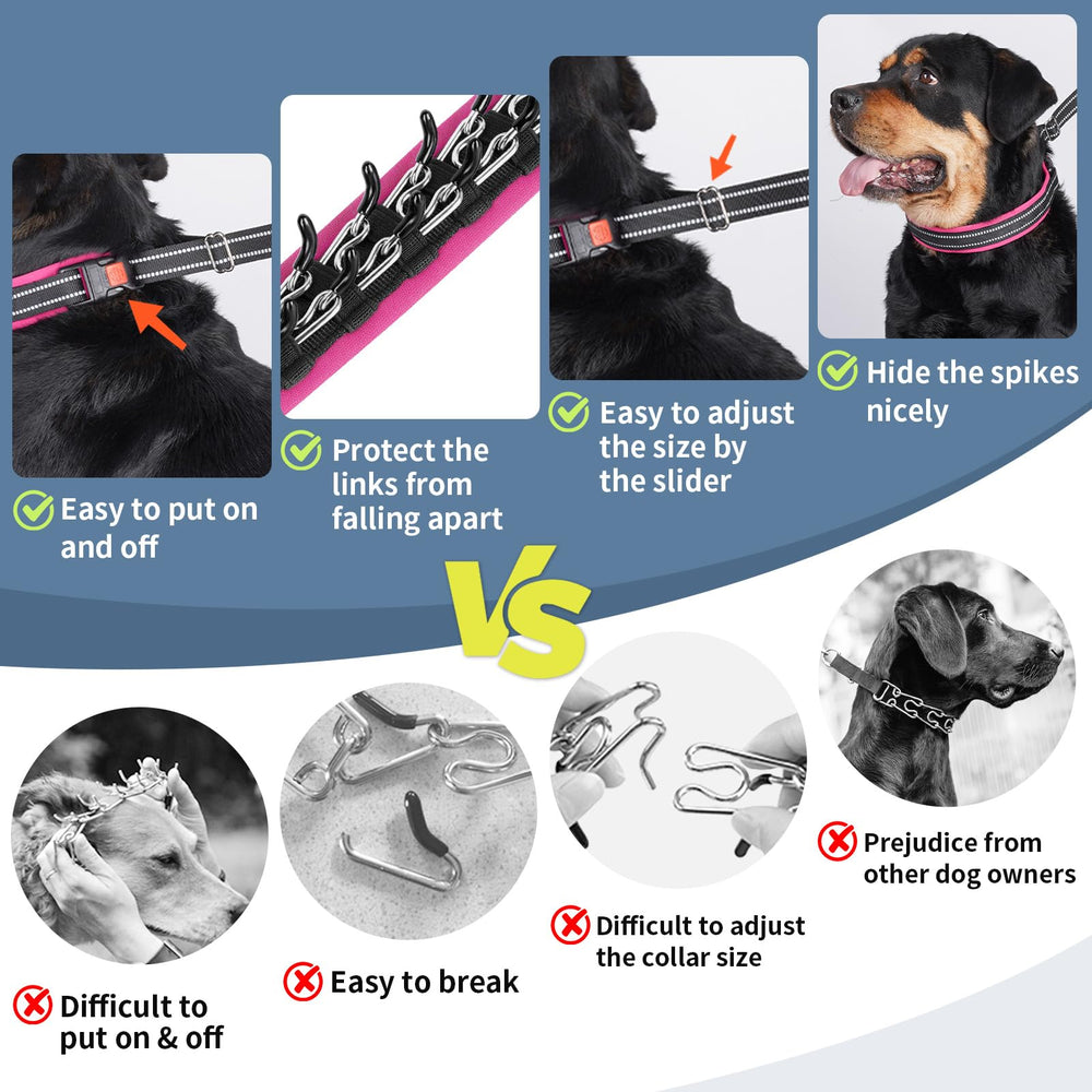 Mayerzon hidden-link design keeps the collar discreet during daily outings
