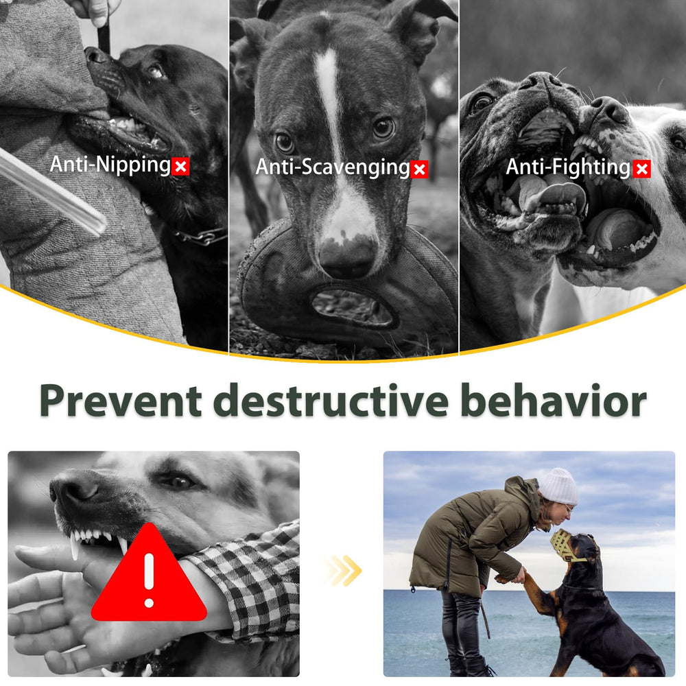 Mayerzon Pitbull Muzzle suitable for grooming and vet visits with comfortable wear.