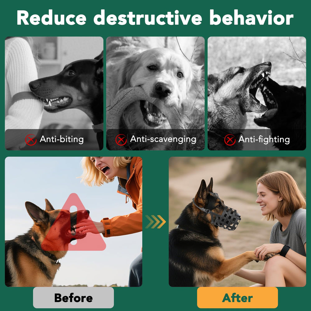 Mayerzon safety-focused muzzle should be supervised around children.