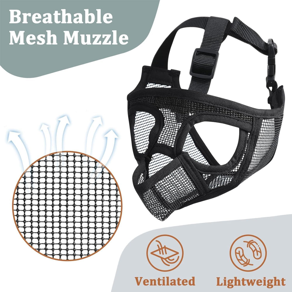Mayerzon muzzle with adjustable strap for a secure, comfortable fit