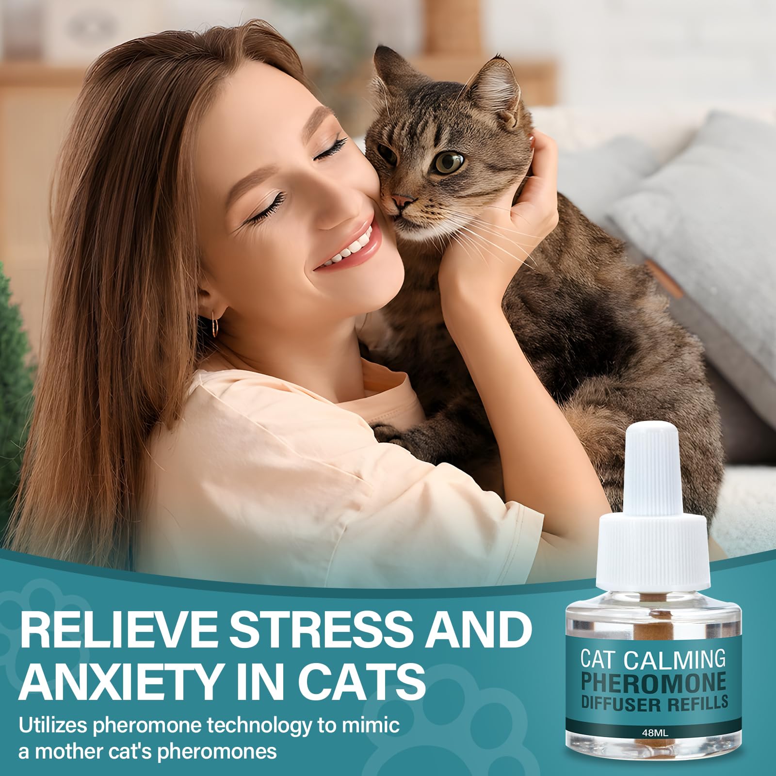 MAZHAOX cat pheromone diffuser refill 6-pack ready for quick setup in busy households