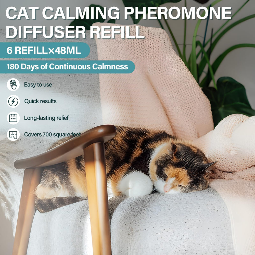 MAZHAOX cat stress-relief diffuser refill to support a relaxed home life