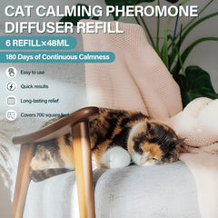 MAZHAOX cat stress-relief diffuser refill to support a relaxed home life