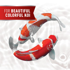 Mazuri Koi Food Small bag label view on compact 3.5 lb packaging.
