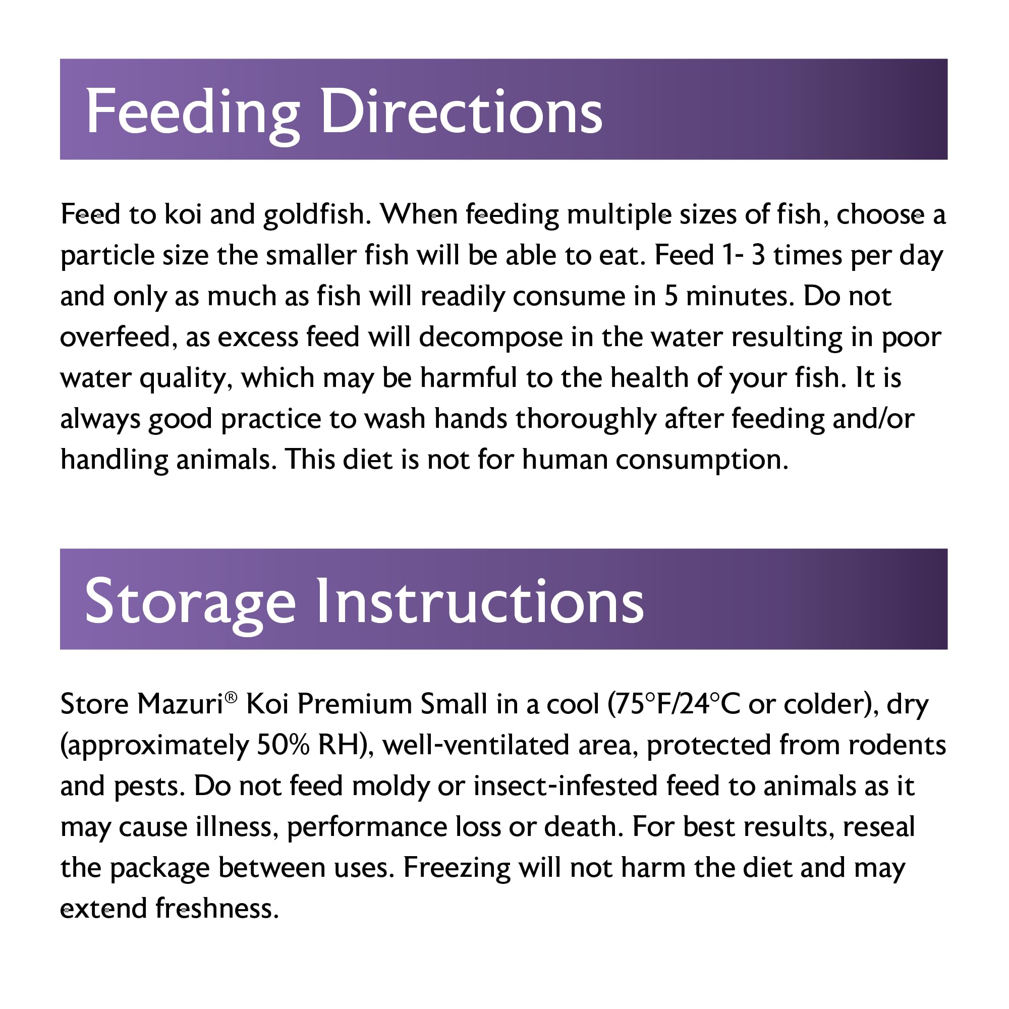 Mazuri Koi Food Small black soldier fly larvae image showing sustainable protein source.