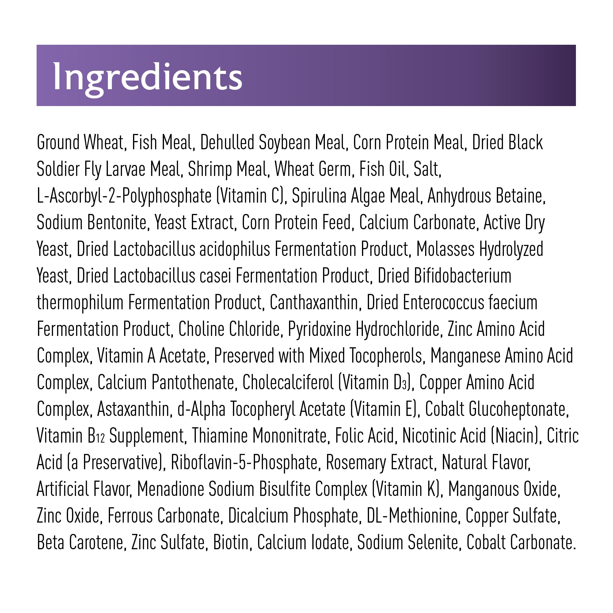 Mazuri Koi Food Small high vitamin C label indicating immune support.