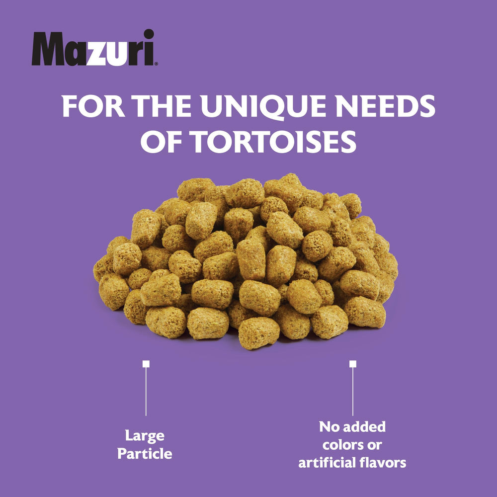 Antioxidants and vitamins in Mazuri Tortoise Diet support eye health.