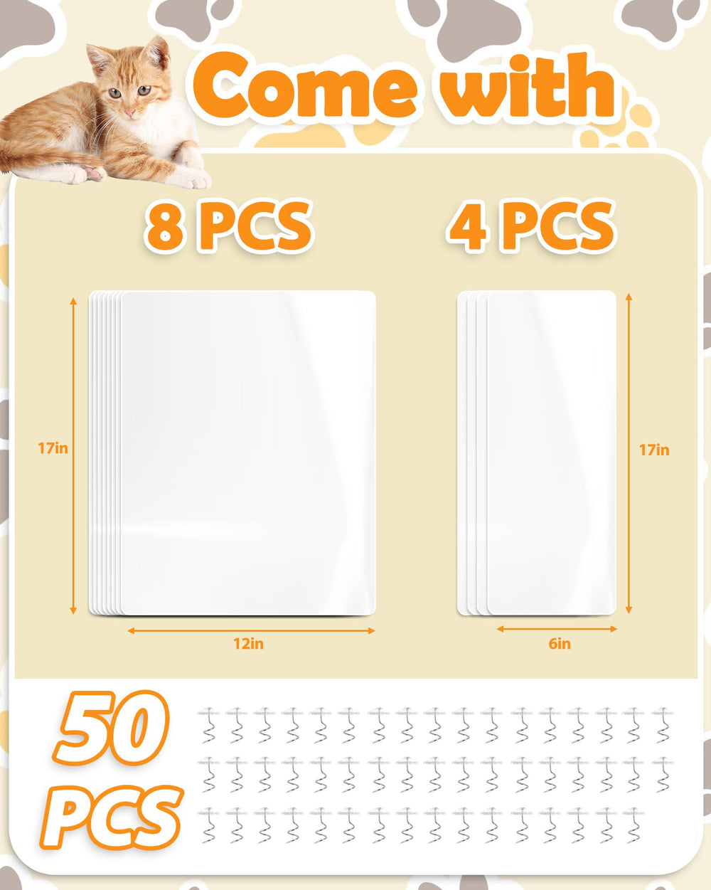 Mazzen Cat Scratch Couch Protector demonstrating trim-to-fit ease on sofa edge
