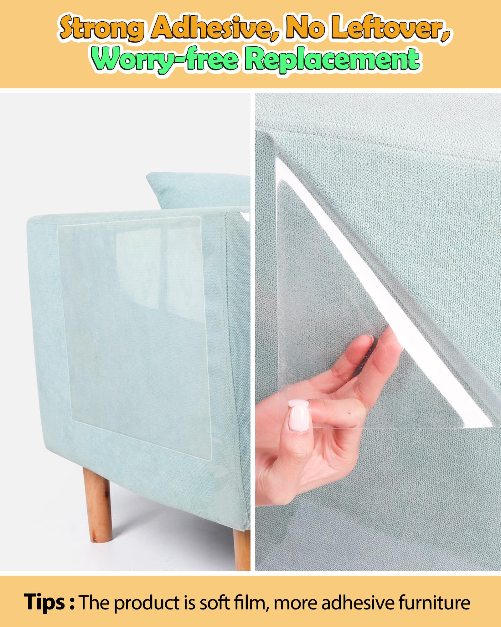 Mazzen Cat Scratch Couch Protector universal protection for sofas and chairs