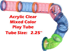 Mcage crossover tube tunnel connects levels for interactive play