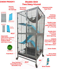 Mcage 1/2-inch wire spacing for escape prevention and safety